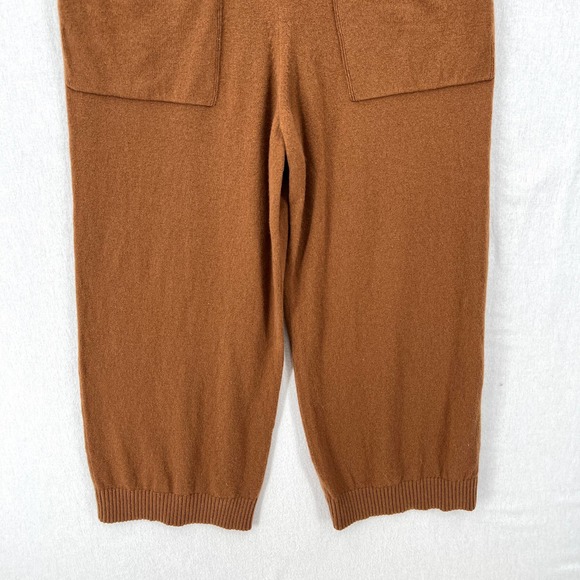 EVERLANE The Cashmere Jumpsuit Womens Small Brown Sleeveless Wide Strap Knit - Picture 8 of 16